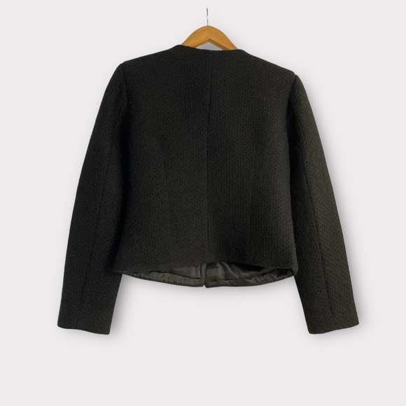 Anine Bing Anitta Jacket Black Tweed Jacket with Gold Buttons - Picture 13 of 16